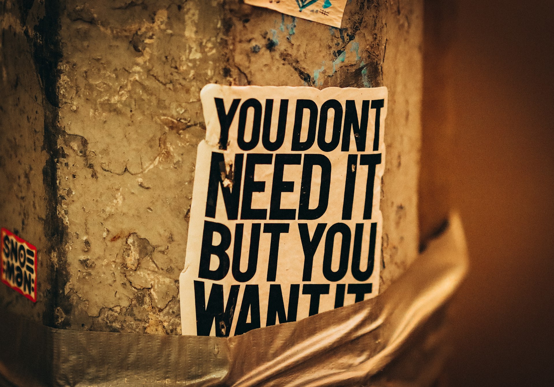 a sign on a wall